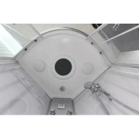 Душевая кабина Orans 90x90 с баней профиль Белый задние стенки Белые арт-86150s0 — фото 6, Душевые кабины