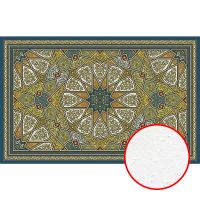 Фреска Ortograf Arabesque 33434 Фактура бархат FX Флизелин (4,4*2,8) Зеленый/Синий/Желтый, Орнамент арт-33434 (бархат FX) — фото 1, Фрески