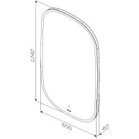 Зеркало AM.PM Func 65 с подсветкой с ИК-сенсорным выключателем арт-M8FMOX0651WGH — фото 10, Зеркала в ванную комнату