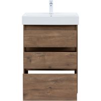 Тумба под раковину Aquanet Nova Lite 60 Дуб рустикальный арт-302471 — фото 6, Тумбы под раковину