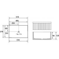 Товар: Раковина-чаша Abber Rechteck 51 Белая арт-AC2216 - фото 7 Раковина-чаша Abber Rechteck 51 Белая арт-AC2216 — фото 7, Раковины накладные