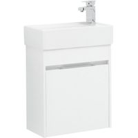 Тумба под раковину Aquanet Лидс 50 подвесная Белая арт-239741 — фото 1, Тумбы под раковину