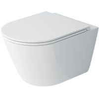 Унитаз Esbano Clavel-53T подвесной с сиденьем Микролифт арт-ESUPCLAV53TW — фото 1, Подвесные унитазы