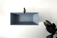 Ванна из искусственного камня Abber Berlin 170x75 Серая без гидромассажа арт-AM9912G — фото 3, Ванны из искусственного камня