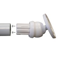 Держатель для карниза Ridder Белый арт-50501 — фото 2, Прочие аксессуары и комплектующие