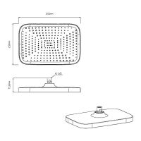 Душевая система Vincea Inspire с термостатом Хром арт-VSFW-321MT1RCH — фото 10, Встраиваемые душевые комплекты