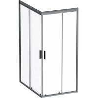 Душевой уголок AM.PM Gem 120х90 профиль Черный матовый стекло прозрачное арт-W90G-404-120290-BT — фото 11, Прямоугольные душевые уголки