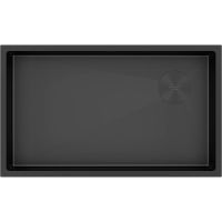 Кухонная мойка Paulmark Next-Skew 74 Uni Черная матовая арт-PM887444-MBN — фото 1, Кухонные мойки