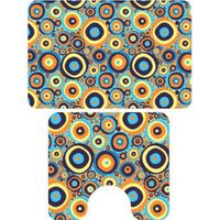 Комплект ковриков Veragio Carpet 68x45 с рисунком Bubbles арт-VR.CPT-7200.07 — фото 1, Коврики для ванной комнаты