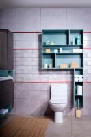 Подвесной шкаф Бриклаер Кристалл 90 Муссон арт-4627125414756 — фото 3, Шкафы для ванной