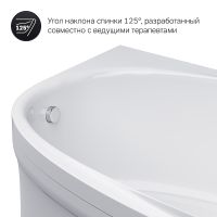 Товар: Акриловая ванна AM.PM Like 170x110 R без гидромассажа арт-W80A-170R110W-A - фото 8 Акриловая ванна AM.PM Like 170x110 R без гидромассажа арт-W80A-170R110W-A — фото 8, Акриловые ванны
