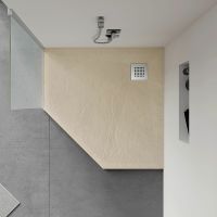 Душевой поддон из искусственного камня Vincea 900х900 Бежевый арт-VST-4SP9090C — фото 3, Душевые поддоны из искусственного камня