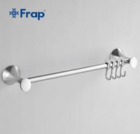 Вешалка для полотенец Frap F35 Хром арт-F3515-4 — фото 4, Крючки для полотенец