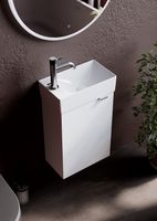 Тумба под раковину Sancos Mini 37 L подвесная Белый глянец арт-MN35WL — фото 4, Тумбы под раковину