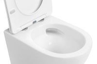 Унитаз Abber Bequem подвесной с сиденьем Микролифт арт-AC1100T — фото 5, Подвесные унитазы