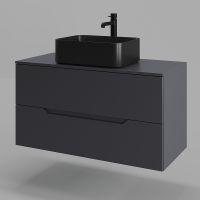 Товар: Тумба с раковиной Orange Line 100 подвесная Графит матовый арт-Li-100TugMDF+B02-460MB - фото 2 Тумба с раковиной Orange Line 100 подвесная Графит матовый арт-Li-100TugMDF+B02-460MB — фото 2, Тумбы с раковиной