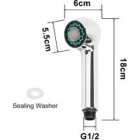 Душевая лейка для кухонного смесителя Frap Хром арт-F26 — фото 11, Комплектующие для смесителей