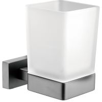 Стакан для зубных щеток Belz B904 Вороненая сталь арт-B90406 — фото 1, Стаканы для зубных щеток