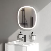 Зеркало AM.PM Func 55 с подсветкой с ИК-сенсорным выключателем арт-M8FMOX0551WGS — фото 4, Зеркала в ванную комнату