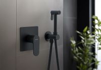 Гигиенический душ со смесителем Aquatek Оберон Черный матовый арт-AQ1219MB — фото 6, Гигиенические души