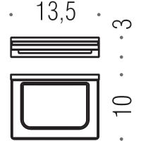 Мыльница Colombo Design Look Черный матовый арт-B1601.NM-VAN — фото 4, Мыльницы