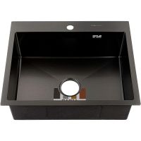 Кухонная мойка Fabia 60х50 Графит арт-60503G — фото 2, Кухонные мойки