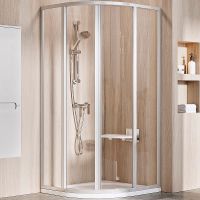 Товар: Душевой уголок Ravak Supernova SKCP4-90 90x90 профиль Сатин стекло Transparent арт-3117OU02Z1 - фото 2 Душевой уголок Ravak Supernova SKCP4-90 90x90 профиль Сатин стекло Transparent арт-3117OU02Z1 — фото 2, Душевые уголки четверть круга