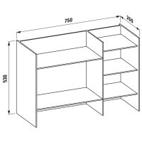 Стеллаж Laufen Kartell 75 Оранжевый арт-3.8933.1.082.000.1 — фото 8, Стеллажи для ванной комнаты
