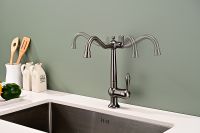 Смеситель для кухни Paulmark Retro Вороненая сталь арт-Re213226-GM — фото 5, Смесители для кухни