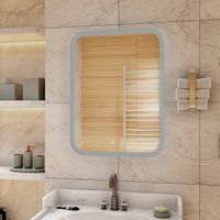 Зеркало Континент Glamour 700х800 с подсветкой с сенсорным выключателем арт-ЗЛП4336 — фото 8, Зеркала в ванную комнату