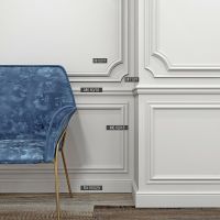 Угловой элемент молдинга Bello Deco М10У1 150x150x17 мм арт-00-00103924 — фото 2, Молдинги