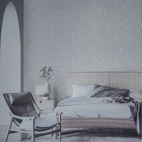 Обои Andrea Rossi Gavi Винил на флизелине (1,06*10) Белый, Листья арт-54371-1 — фото 4, Обои для стен