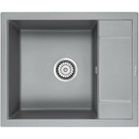 Кухонная мойка Paulmark Flugen 50-600 Серый металлик арт-PM216050-GRM — фото 1, Кухонные мойки