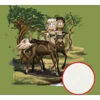 Фреска детская Ortograf Детские 20942 Фактура флок FLK Флизелин (3*2,7) Зеленый/Коричневый, Люди/Животные арт-20942 (флок FLK) — фото 1, Фрески