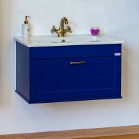 Тумба под раковину Sanflor Ванесса 75 подвесная Индиго арт-С000005881 — фото 2, Тумбы под раковину