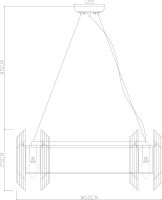 Люстра Artelamp Jastin Прозрачная Золото арт-A2848SP-8GO — фото 4, Люстры