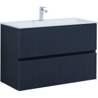 Тумба под раковину Aquanet Джейн 100 подвесная Маренго арт-313304 — фото 1, Тумбы под раковину