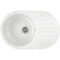 Кухонная мойка Domaci Бьелла DMC-18L арт-DMC-18L-331 белая — фото 1, Кухонные мойки