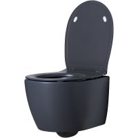 Унитаз Allen Brau Fantasy подвесной Антрацит без сиденья арт-4.11004.AN — фото 5, Подвесные унитазы