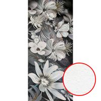 Фреска Ortograf Цветы 33004 Фактура бархат FX Флизелин (1,2*2,7) Серый, Цветы арт-33004 (бархат FX) — фото 1, Фрески