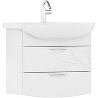 Тумба под раковину Volna Adel 70.2Y подвесная Белая арт-tpADEL70.2Y-01 — фото 1, Тумбы под раковину