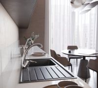 Товар: Кухонная мойка Domaci Бьелла DMC-20 арт-DMC-20-308 черная - фото 6 Кухонная мойка Domaci Бьелла DMC-20 арт-DMC-20-308 черная — фото 6, Кухонные мойки