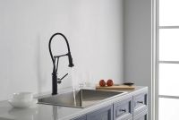 Смеситель для кухни Aquatek Европа Черный матовый арт-AQ1388MB — фото 3, Смесители для кухни