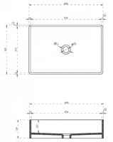 Раковина-чаша Abber Kristall 60 Черная арт-AT2803Onyx — фото 6, Раковины накладные