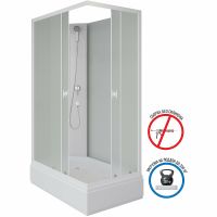 Душевая кабина Niagara Promo 110x80 без гидромассажа арт-P110/80/26Q/MT/BK — фото 3, Душевые кабины