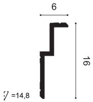 Карниз Orac Decor 2000x60x160 мм арт-C391 — фото 2, Карнизы