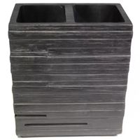 Стакан для зубных щеток Ridder Brick Черный арт-22150210 — фото 1, Стаканы для зубных щеток