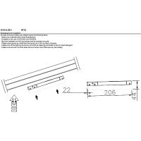 Трековый светильник Crystal Lux Space Белый Черный арт-CLT 0.33 001 6W BL M3000K — фото 2, Трековые светильники