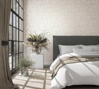 Обои Marburg Urban Elegance Винил на флизелине (1,06*10,05) Бежевый, Листья/Штукатурка арт-34234 — фото 3, Обои для стен