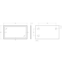 Товар: Зеркало BelBagno Kraft 140 с подсветкой Сатин с сенсорным выключателем арт-SPC-KRAFT-1400-800-SENS-AL - фото 10 Зеркало BelBagno Kraft 140 с подсветкой Сатин с сенсорным выключателем арт-SPC-KRAFT-1400-800-SENS-AL — фото 10, Зеркала в ванную комнату